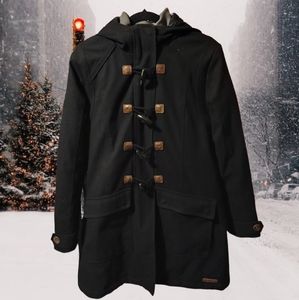 MERRELL WOMEN'S HAVEN HOODED QUILTED DUFFLE COAT